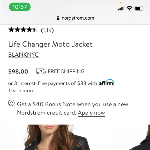 Blanknyc Life Changer Moto Jacket - Picture 1 of 5